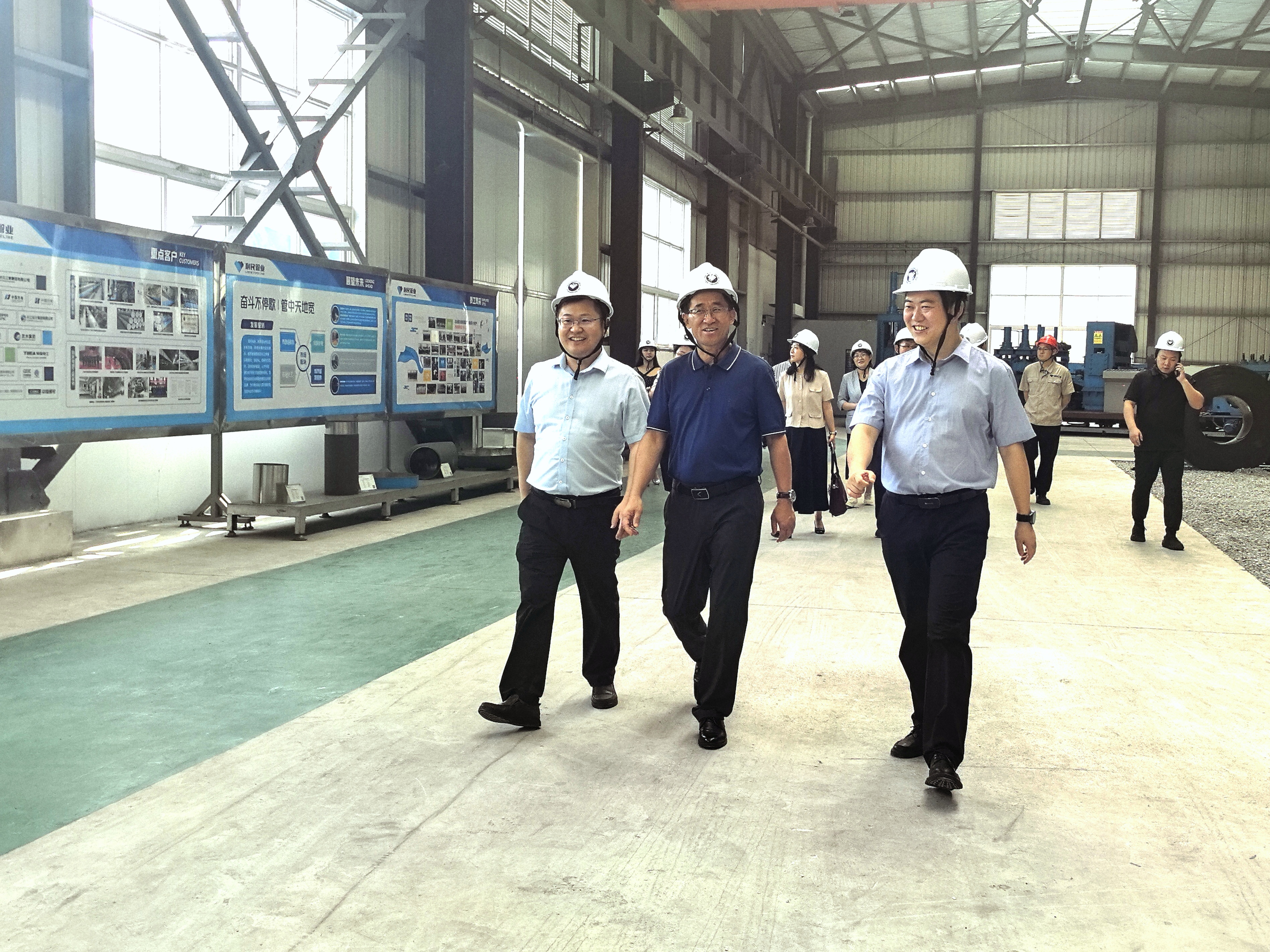 区人大常委会副主任湛保华一行督导利民管业安全生产并调研创新发展